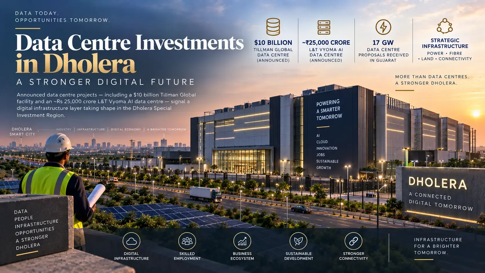 Data Centre Investments in Dholera: What It Means for Land Buyers